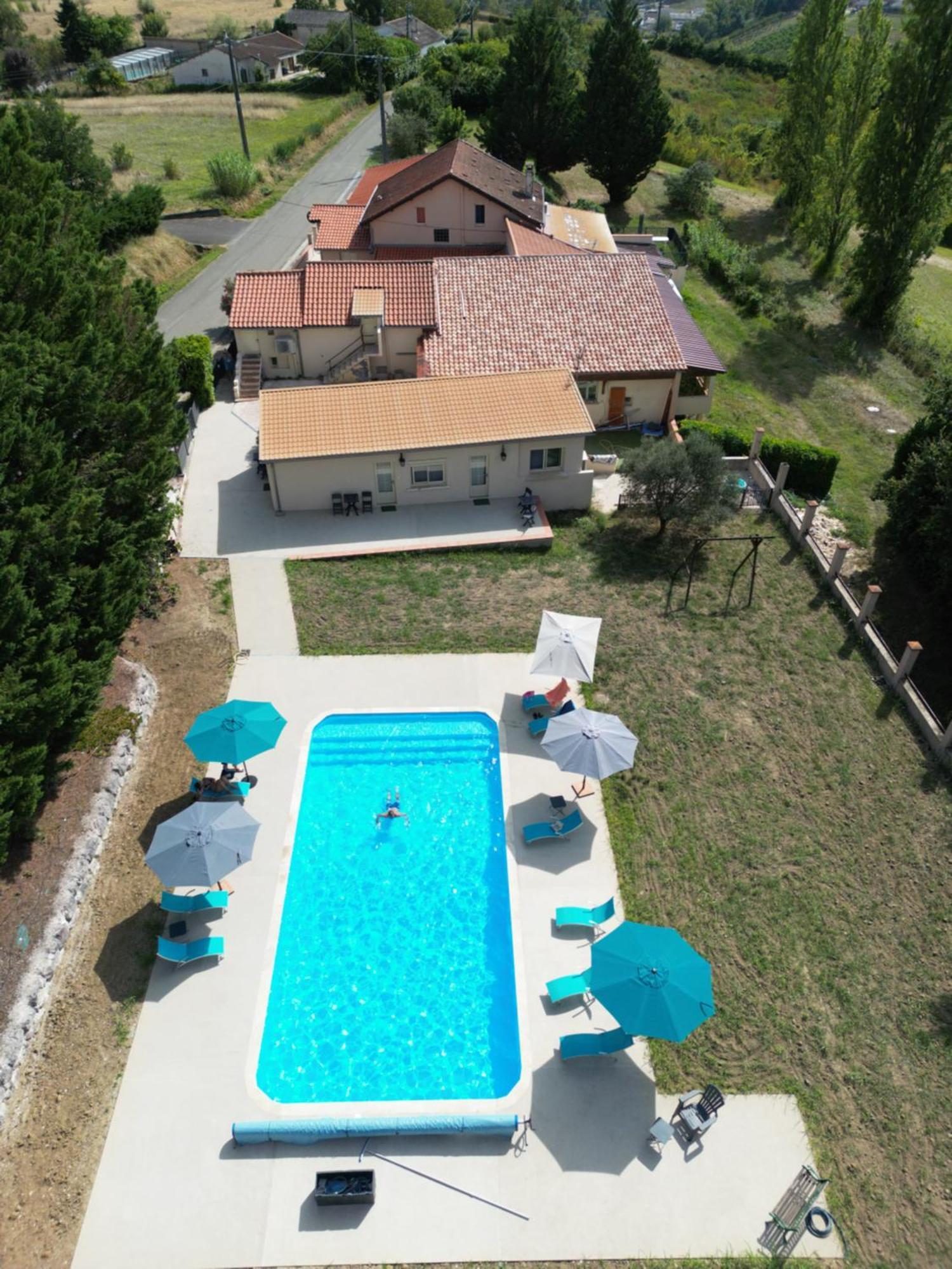 Hotel Logis Des Cretes De Pignols Moissac Exteriér fotografie